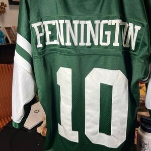 Reebok Chad Pennington NY Jets Green and White Jersey